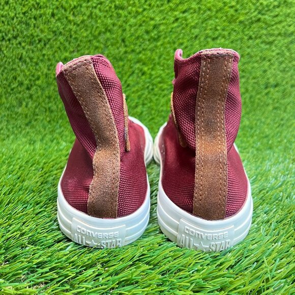 Converse Chuck Taylor All Star Hi Mens Size 8 Red White Casual Shoes Sneakers - Picture 6 of 10